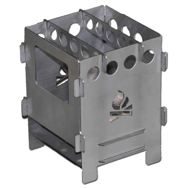 طرح اجاق گاز تاشو مدل شومینه بوته ای با ضخامت ۱ میلی متر مناسب برای استفاده در دستگاه های cnc چوب و cnc لیزر - folding firebox bush stove 1mm dxf file