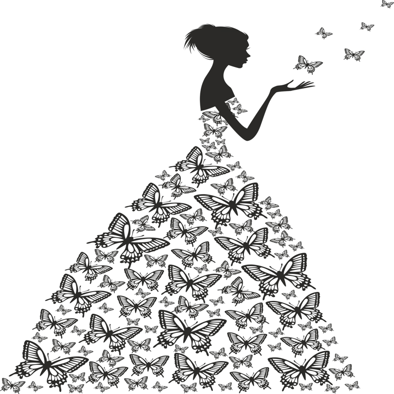 طرح سیلوئت عروسی مناسب برای استفاده در دستگاه های cnc چوب و cnc لیزر - wedding silhouettes cdr file