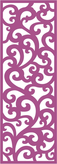 طرح پنل وکتور بدون درز شماره ۲۳۴ مناسب برای استفاده در دستگاه های cnc چوب و cnc لیزر - laser cut vector panel seamless 234 cdr file