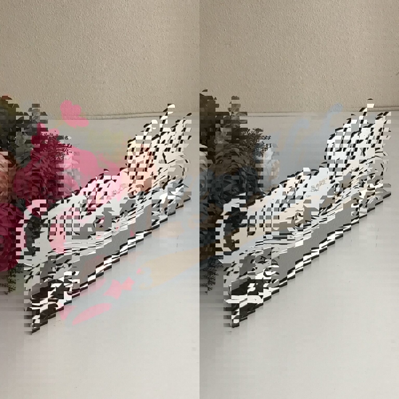 طرح پایه رومیزی مناسب برای استفاده در دستگاه های cnc چوب و cnc لیزر - laser cut tabletop decor stand cdr file