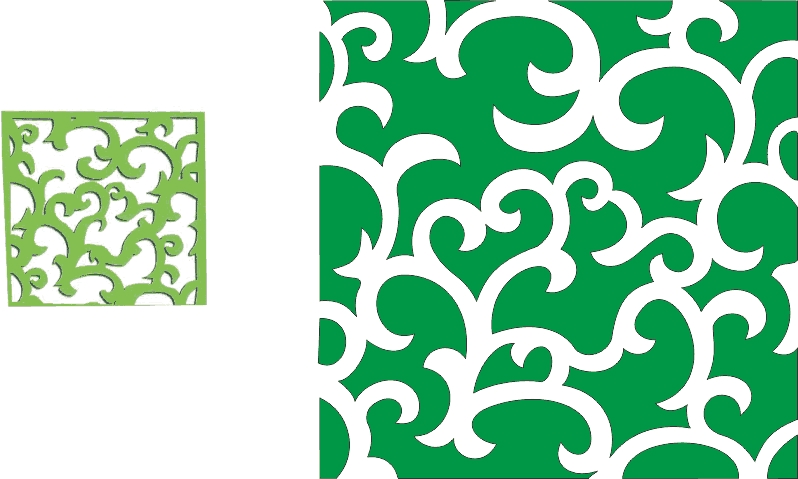 طرح گنجینه آینه‌ای b 66 مناسب برای استفاده در دستگاه های cnc چوب و cnc لیزر - Design and vector for CNC machine