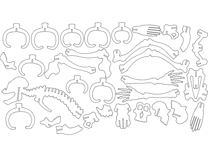 طرح میمون طرح affe 1 با ضخامت ۳ میلی‌متر مناسب برای استفاده در دستگاه های cnc چوب و cnc لیزر - affe 1 3mm monkey dxf file
