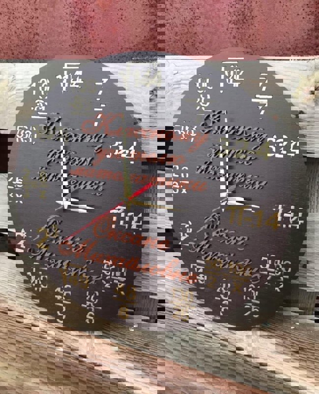 طرح ساعت دیواری هدیه برای معلم ریاضی مناسب برای استفاده در دستگاه های cnc چوب و cnc لیزر - laser cut gift wall clock for mathematics teacher