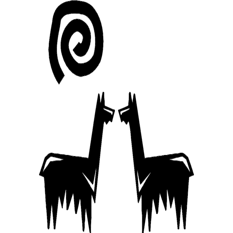 طرح آلپاکا ۳ مناسب برای استفاده در دستگاه های cnc چوب و cnc لیزر - alpaka 3 dxf file