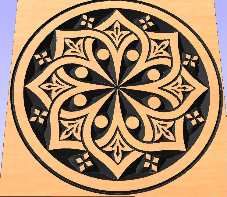 طرح نقش 9 مناسب برای استفاده در دستگاه های cnc چوب و cnc لیزر - Design and vector for CNC machine