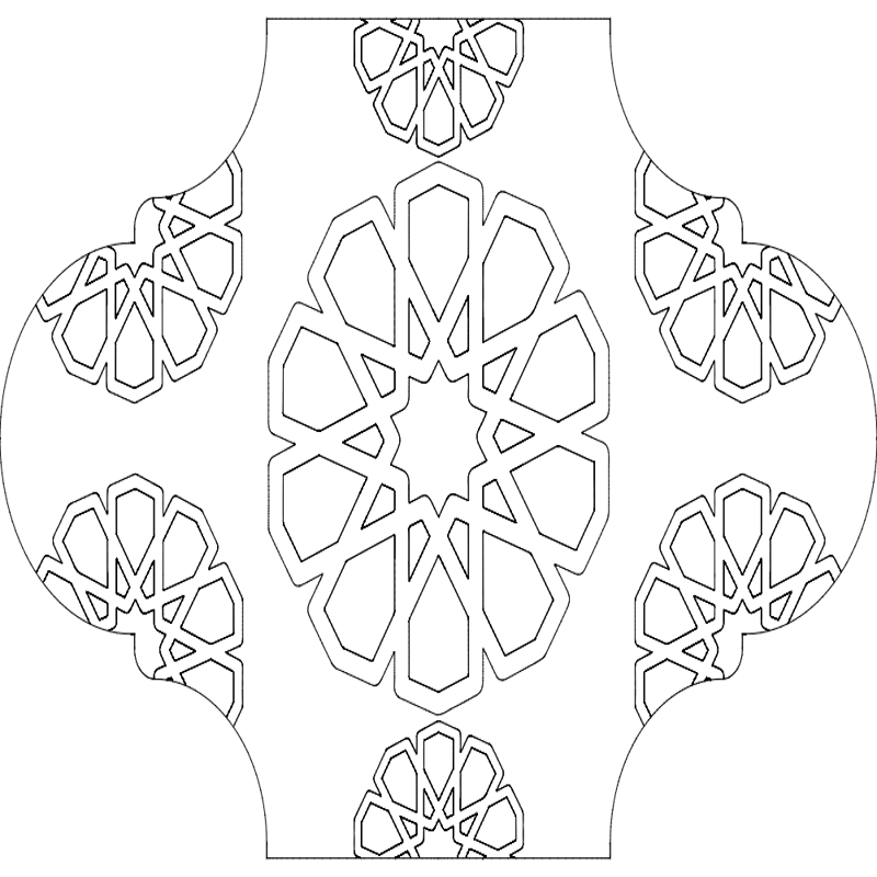 طرح ارکان ارول ایزیم مناسب برای استفاده در دستگاه های cnc چوب و cnc لیزر - erkan erol izim dxf file