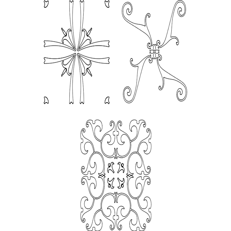 طرح طراحی مناسب برای استفاده در دستگاه های cnc چوب و cnc لیزر - design dxf file
