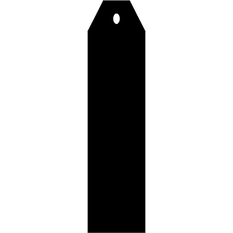 طرح نشانه گذاری برچسب مناسب برای استفاده در دستگاه های cnc چوب و cnc لیزر - tag bookmark dxf file