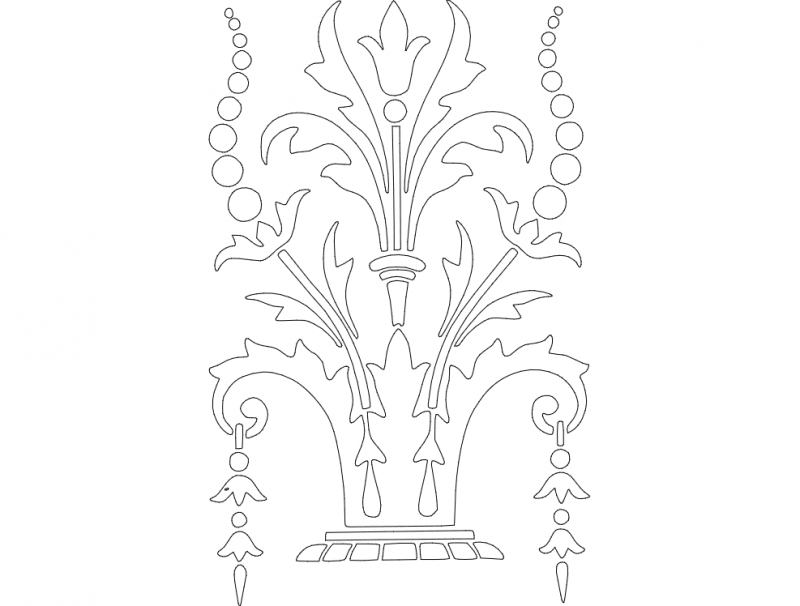 طرح ۱ مناسب برای استفاده در دستگاه های cnc چوب و cnc لیزر - design 1 dxf file