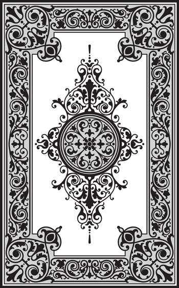 طرح الحمرا ب مناسب برای استفاده در دستگاه های cnc چوب و cnc لیزر - alhambra b dxf file