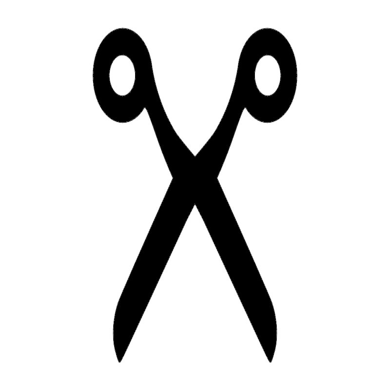 طرح شبح قیچی مناسب برای استفاده در دستگاه های cnc چوب و cnc لیزر - scissor silhouette dxf file