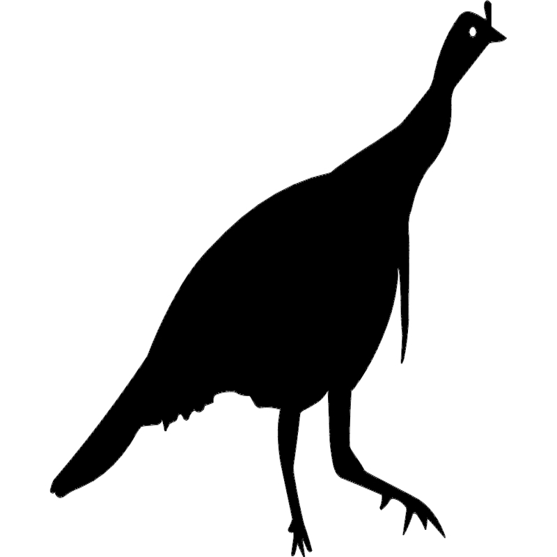 طرح پرنده شماره ۲ مناسب برای استفاده در دستگاه های cnc چوب و cnc لیزر - birds silhouette 2 dxf file