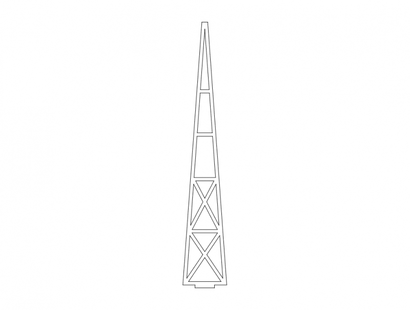 طرح پروژه dzwig 6 مناسب برای استفاده در دستگاه های cnc چوب و cnc لیزر - projekt dzwig 6 dxf file
