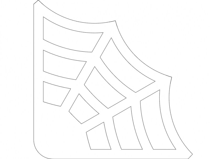 طرح تمیز دستگاه cnc عنکبوت ۹۰ مناسب برای استفاده در دستگاه های cnc چوب و cnc لیزر - spider 90 cnc clean dxf file