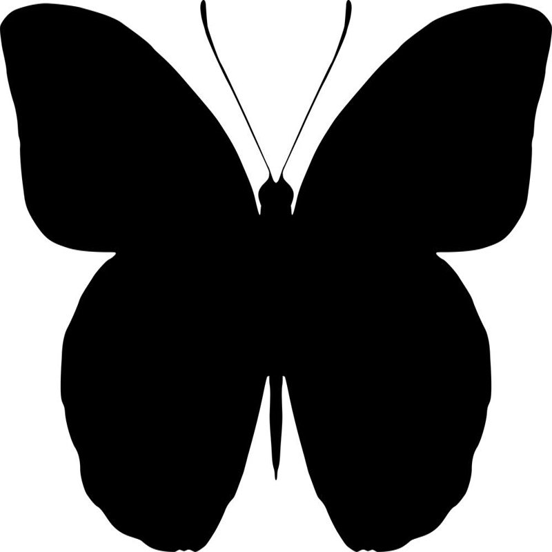 طرح فایل وکتور هنری سیلوئت پروانه مناسب برای استفاده در دستگاه های cnc چوب و cnc لیزر - butterfly silhouette vector art cdr file