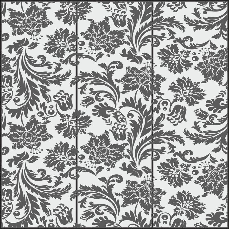 طرح های سندبلاست شیشه انتزاعی گلدار مناسب برای استفاده در دستگاه های cnc چوب و cnc لیزر - floral abstract glass sandblasting designs cdr file