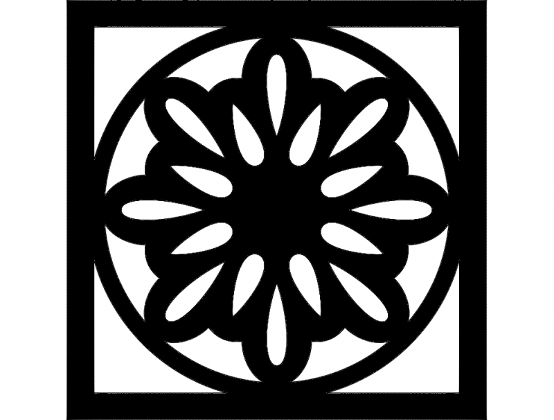 طرح فایل طراحی ۰۰۰۶ مناسب برای استفاده در دستگاه های cnc چوب و cnc لیزر - design fil 0006 dxf file