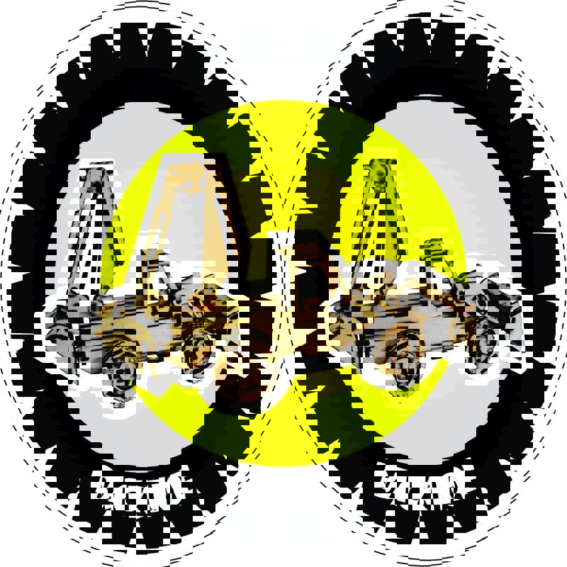 طرح پازل سه بعدی بیل مکانیکی مناسب برای استفاده در دستگاه های cnc چوب و cnc لیزر - laser cut backhoe 3d puzzle dxf file