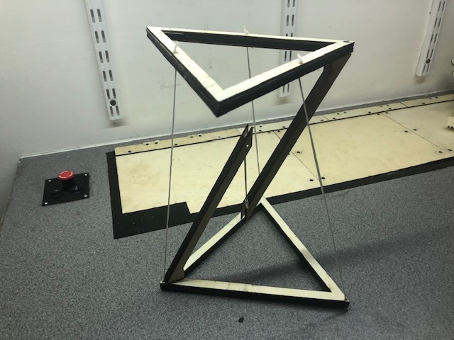 طرح مدل سازه تنسگریتی مناسب برای استفاده در دستگاه های cnc چوب و cnc لیزر - laser cut tensegrity structure model dxf file