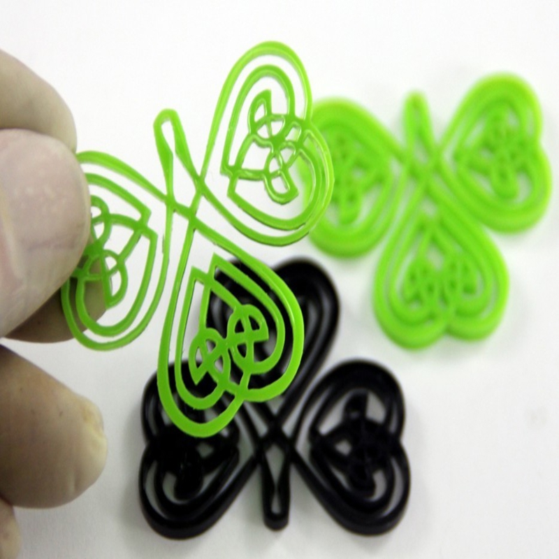 طرح گوشواره شبدر سلتیک مناسب برای استفاده در دستگاه های cnc چوب و cnc لیزر - laser cut celtic clover earrings cdr file