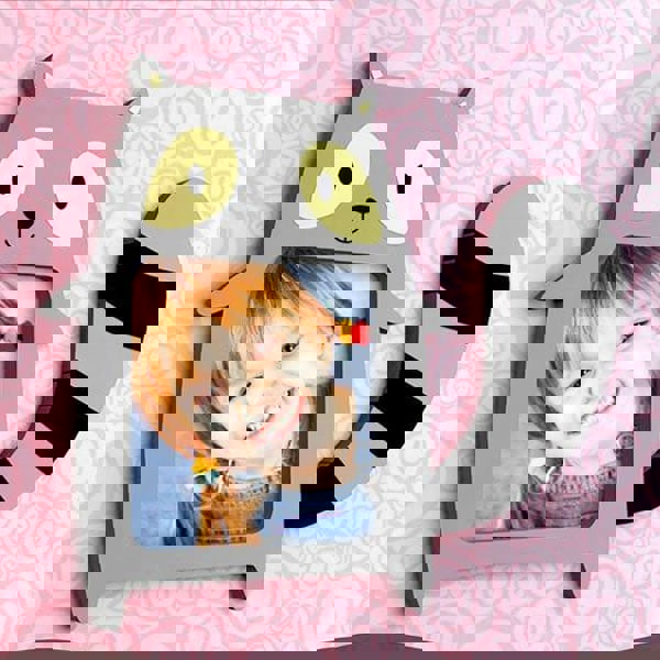 طرح قاب عکس راکون مناسب برای استفاده در دستگاه های cnc چوب و cnc لیزر - laser cut raccoon picture frame cdr file