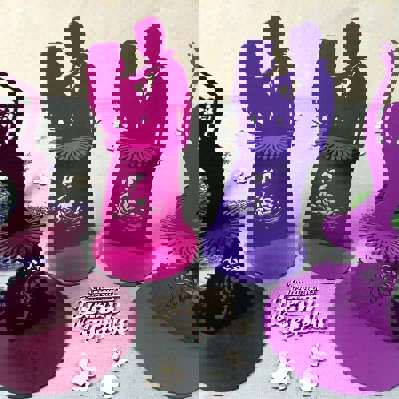 طرح جا دستمال سفره زوج مناسب برای استفاده در دستگاه های cnc چوب و cnc لیزر - laser cut napkin holder couple cdr file