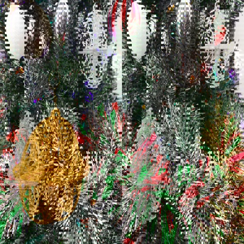 طرح تزئینات کریسمس اکریلیک مناسب برای استفاده در دستگاه های cnc چوب و cnc لیزر - laser cut acrylic christmas ornaments cdr file