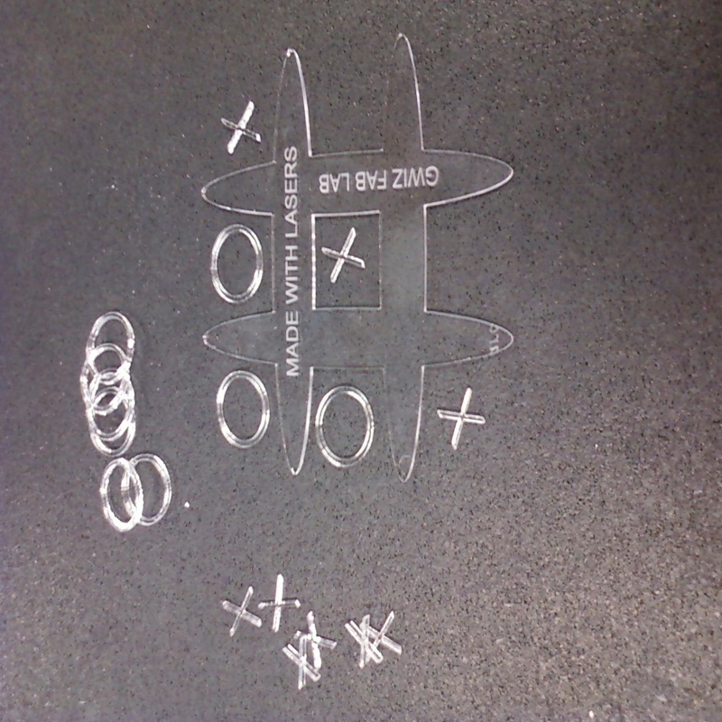 طرح بازی تیک تاک پا با فرمت کورل دراو مناسب برای استفاده در دستگاه های cnc چوب و cnc لیزر - acrylic tic tac toe game laser cut template cdr file