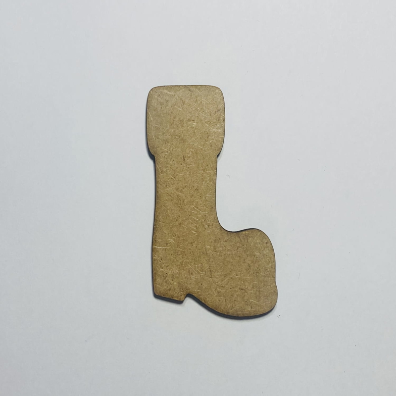 طرح چکمه چوبی بابانوئل برای کاردستی مناسب برای استفاده در دستگاه های cnc چوب و cnc لیزر - laser cut santa boot wood shape for craft cdr file