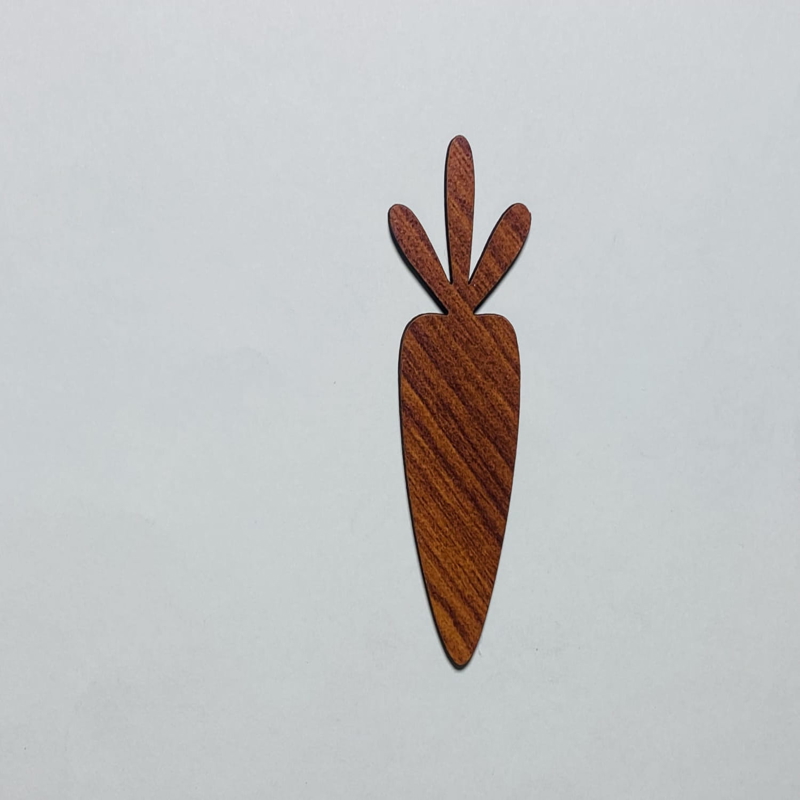 طرح چوب و هویج برای نقاشی مناسب برای استفاده در دستگاه های cnc چوب و cnc لیزر - laser cut blank wood carrot cutout for painting cdr file