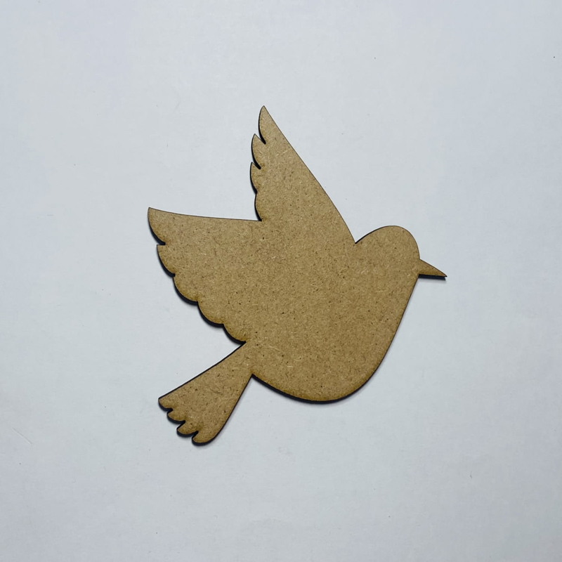 طرح پرنده چوبی طرح پرنده چوبی مناسب برای استفاده در دستگاه های cnc چوب و cnc لیزر - laser cut wooden bird cutout wood bird shape cdr file