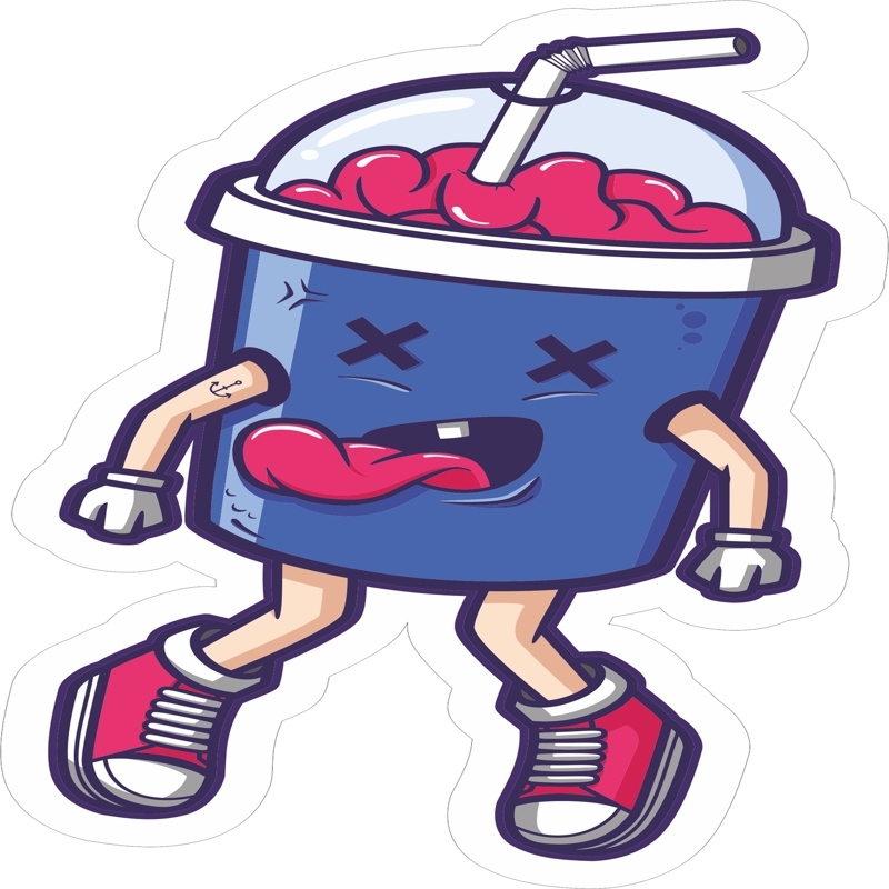 طرح برچسب سرگیجه مناسب برای استفاده در دستگاه های cnc چوب و cnc لیزر - dizziness sticker cdr file