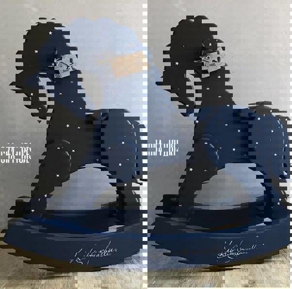 طرح اسب گهواره‌ای مناسب برای استفاده در دستگاه های cnc چوب و cnc لیزر - rocking horse cdr file