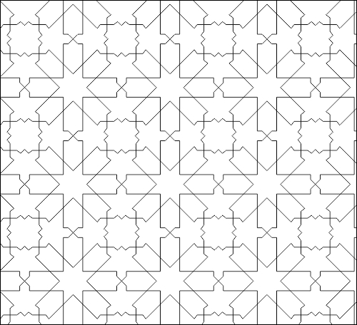 طرح فایل dwg طرح جالی مناسب برای استفاده در دستگاه های cnc چوب و cnc لیزر - jali design dwg file