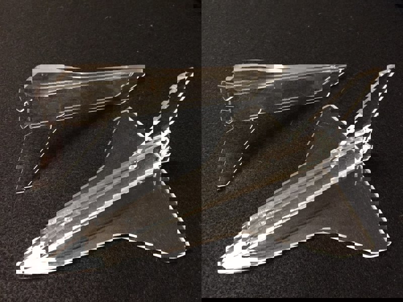 طرح اکریلیک شاتل فضایی مناسب برای استفاده در دستگاه های cnc چوب و cnc لیزر - laser cut space shuttle acrylic svg file