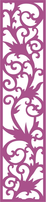 طرح پنل وکتور بدون درز شماره ۲۴۸ مناسب برای استفاده در دستگاه های cnc چوب و cnc لیزر - laser cut vector panel seamless 248 cdr file