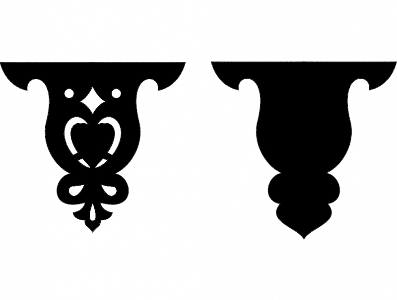 طرح کیست ۰۰۰۱ مناسب برای استفاده در دستگاه های cnc چوب و cnc لیزر - kist 0001 dxf file
