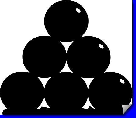 طرح گلوله‌های توپ رزاکا مناسب برای استفاده در دستگاه های cnc چوب و cnc لیزر - resaca cannon balls dxf file