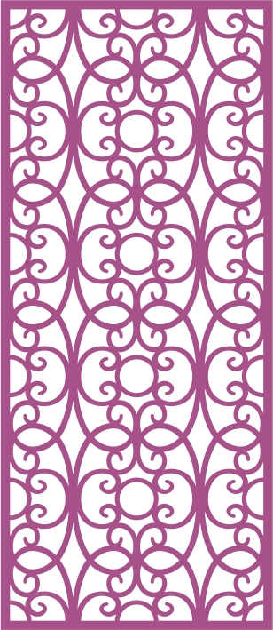 طرح پنل بدون درز شماره ۱۷۴ مناسب برای استفاده در دستگاه های cnc چوب و cnc لیزر - laser cut vector panel seamless 174 cdr file