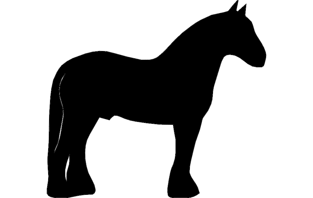 طرح کلایدسدیل مناسب برای استفاده در دستگاه های cnc چوب و cnc لیزر - clydesdale dxf file