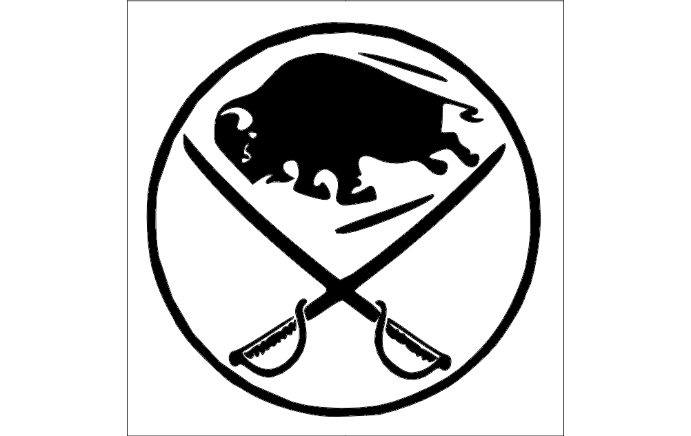 طرح بوفالو مناسب برای استفاده در دستگاه های cnc چوب و cnc لیزر - buffalo dxf file