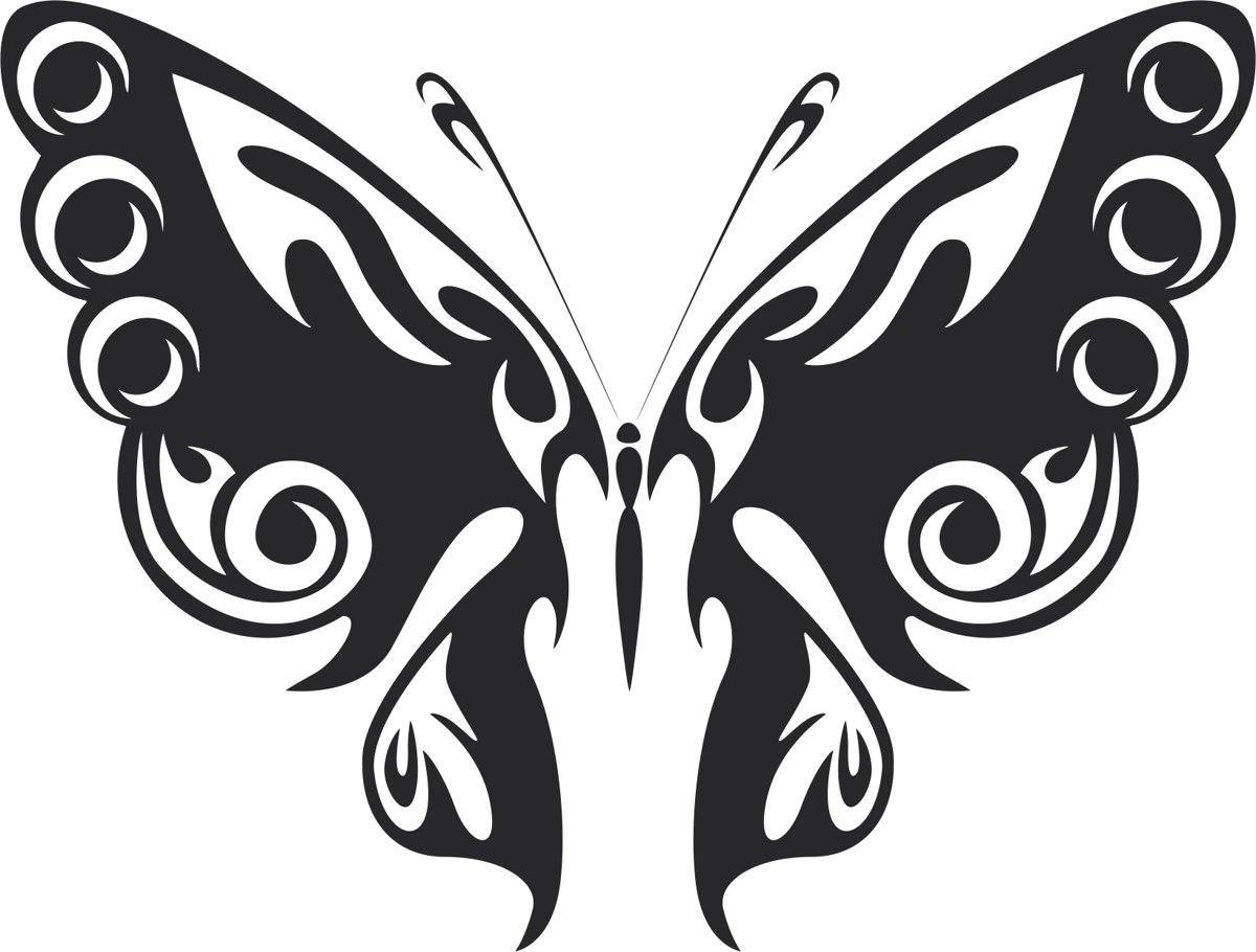 طرح وکتور پروانه شماره 047 مناسب برای استفاده در دستگاه های cnc چوب و cnc لیزر - butterfly vector art 047 cdr file