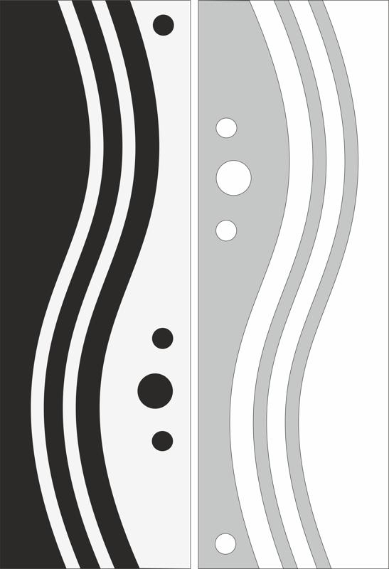 طرح سندبلاست ۲۲۳۴ مناسب برای استفاده در دستگاه های cnc چوب و cnc لیزر - sandblast pattern 2234 cdr file