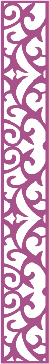 طرح پنل وکتور بدون درز شماره ۲۷۹ مناسب برای استفاده در دستگاه های cnc چوب و cnc لیزر - laser cut vector panel seamless 279 cdr file