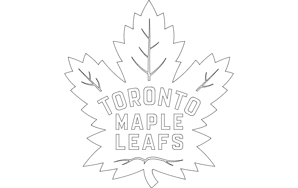 طرح برگ افرا مناسب برای استفاده در دستگاه های cnc چوب و cnc لیزر - maple leafs dxf file