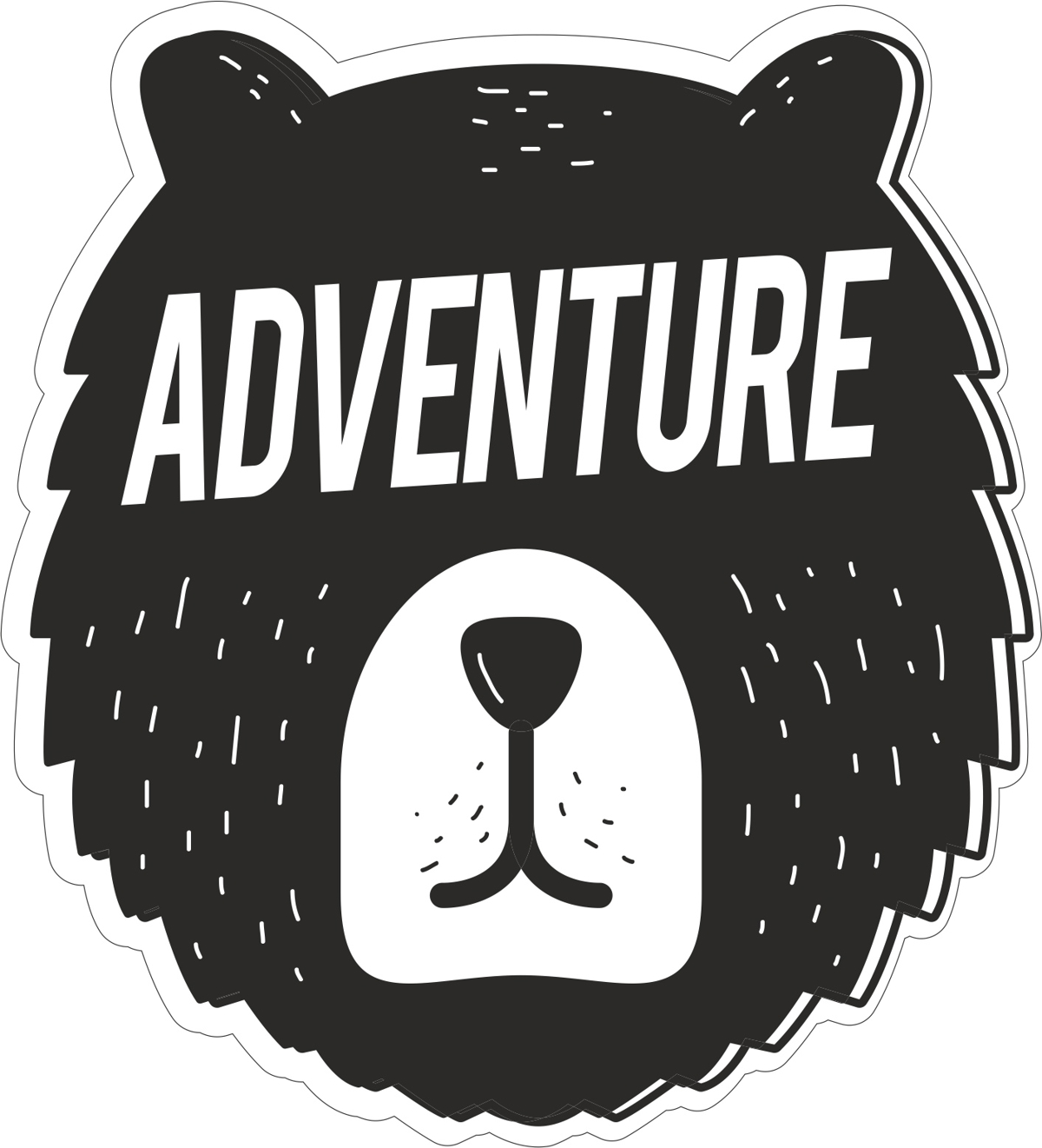 طرح استیکر ماجراجویی مناسب برای استفاده در دستگاه های cnc چوب و cnc لیزر - adventure sticker cdr file
