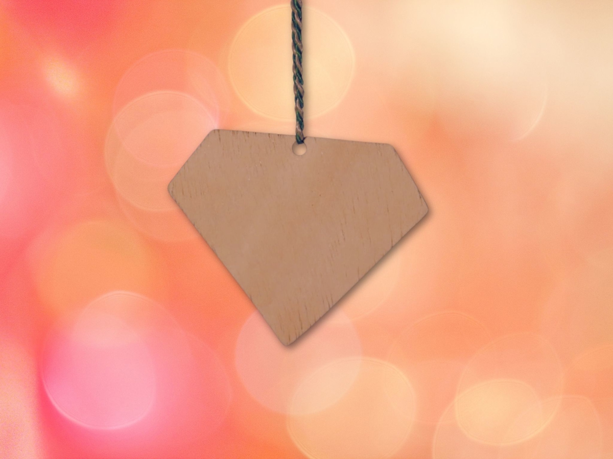 طرح الماس طرح چوب مناسب برای استفاده در دستگاه های cnc چوب و cnc لیزر - laser cut diamond wood ornament diamond cutout shape cdr file
