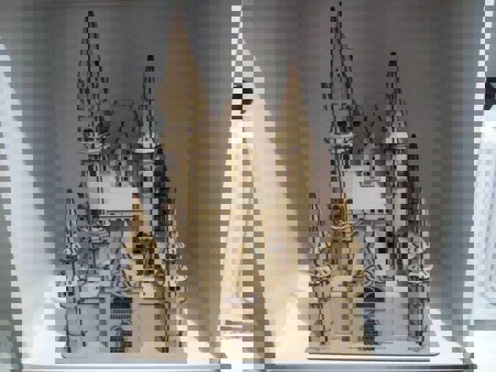 طرح پازل سه بعدی قلعه دیزنی مناسب برای استفاده در دستگاه های cnc چوب و cnc لیزر - laser cut disney castle 3d puzzle dxf file