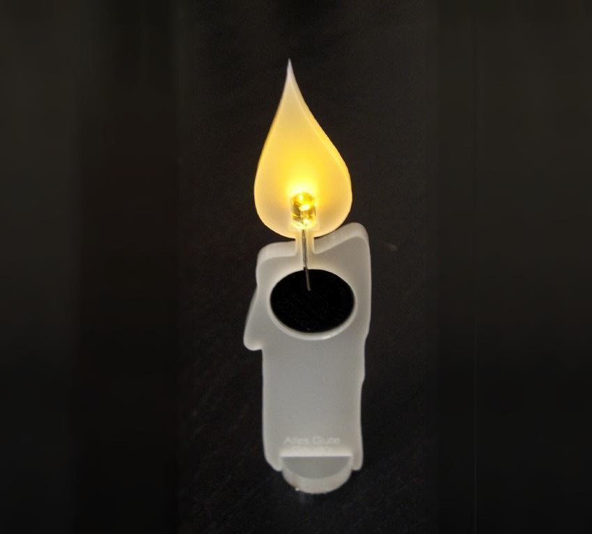 طرح شمع LED مناسب برای استفاده در دستگاه های cnc چوب و cnc لیزر - laser cut led candle cdr file