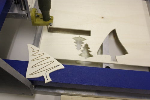 طرح برش درخت کریسمس با لیزر مناسب برای استفاده در دستگاه های cnc چوب و cnc لیزر - laser cut xmas tree svg file